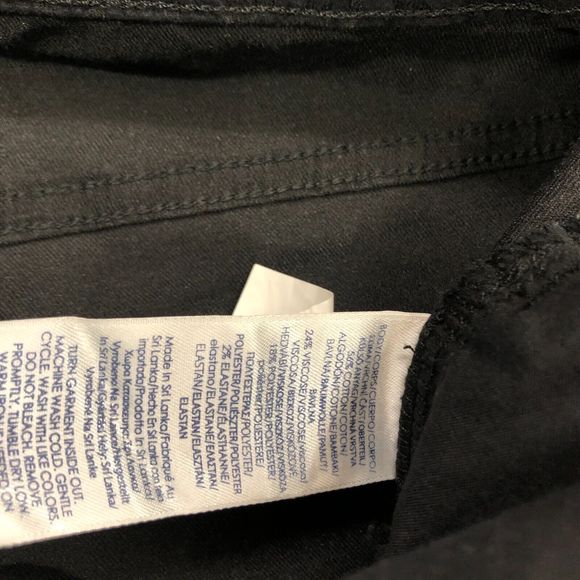 NWT Chaps Women Slim Leg Slimming Fit Jeans Size 20W Cabin Black M095 -18 - Picture 14 of 16